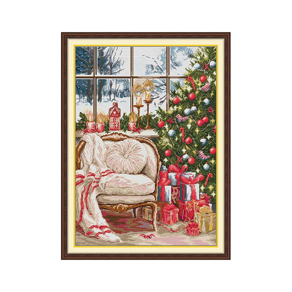 Poppy Crafts Christmas Cross-Stitch Kit