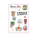 Poppy Crafts Rub-Ons #18 - Merry Christmas #5