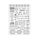 Poppy Crafts Clear Stamps #505 - Planner Bits #2