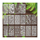 Poppy Craft Stencil Kit #67 - Flowers & Ferns #2