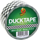Duck Patterned Duck Tape 1.88"X10yd Checkerboard*