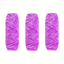 Poppy Crafts Velour Yarn 100g 3 Pack - Purple
