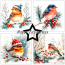 Paper Favourites 6" x 6" Paper Pack - Christmas Birds