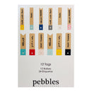 Pebbles Embellishment Tags 12/Pkg - Hello/Thanks