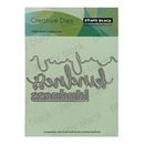 Penny Black Creative Dies on a green packaging background