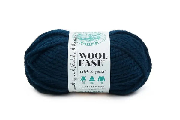 Lion Brand Wool-Ease Thick & Quick Yarn - Petrol Blue