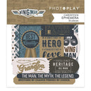 PhotoPlay Ephemera Cardstock Die-Cuts Wingman