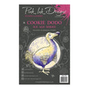 Packaging of Pink Ink Designs Cookie Dodo stamp set with illustration and branding.