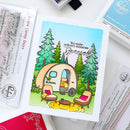 Pinkfresh Studio Sentiments Die Set - Retro Camp Days