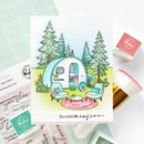 Pinkfresh Studio Stencil Set - Retro Camp Days