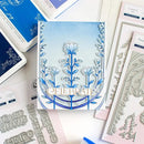 Pinkfresh Studio Cling Stamp 4.25"X5.5" Art Deco Floral Arch*