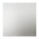 A square, metallic silver textured tile or swatch with a subtle brushed finish, centered on a white background.
