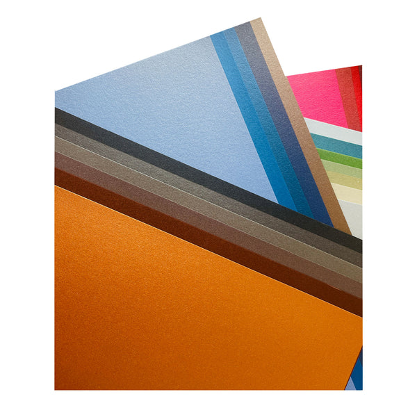 Poppy Crafts 12"x 12" Premium Pearlescent Cardstock Pack - 35 Sheets