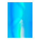 Poppy Crafts A4 Premium Iridescent Cardstock 10 Pack - Turquoise Blue