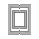 Poppy Crafts Cutting Dies #1071 - Nesting Dies - Art Deco Frames #10