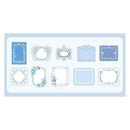 Poppy Crafts Embossed Scrap Paper Pack - Clear Sky, Light Wind