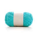 Poppy Crafts Fine Chenille Yarn 50g - Aqua Blue