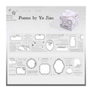 Poppy Crafts Label Corridor Sticker Roll - Poems By Ye Jian