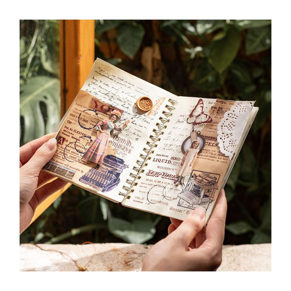 Poppy Crafts Notes On Time Rub-Ons - The Poem of Typewriters