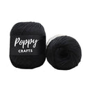 Poppy Crafts Soft Yak Wool 100g - Black