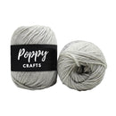 Poppy Crafts Soft Yak Wool 100g - Light Grey