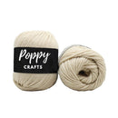 Poppy Crafts Soft Yak Wool 100g - Light Tan