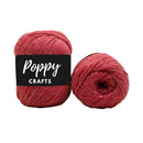 Poppy Crafts Soft Yak Wool 100g - Red