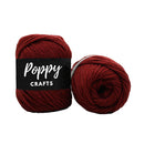 Poppy Crafts Soft Yak Wool 100g - Saffron Red