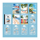 Poppy Crafts Summer Jar Sticker Pack - Waves & Wind