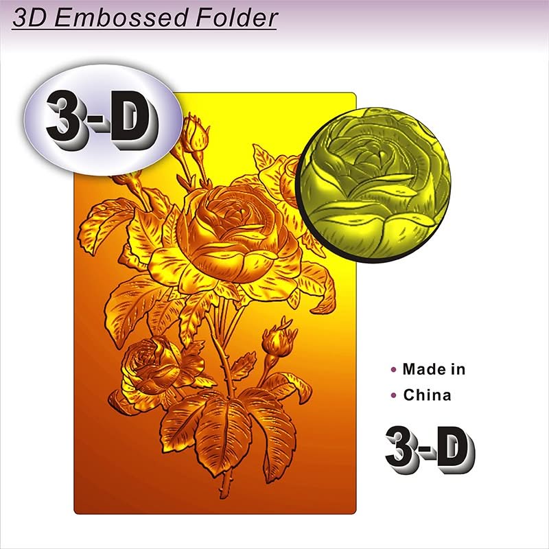Poppy Crafts 3D Embossing Folder #105 - Flowers – CraftOnline