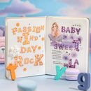 Poppy Crafts Alphabet Paradise Sticker Roll - Colour Gradient