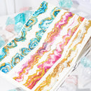 Poppy Crafts Auroral Prism Sticker Roll - Red Flame