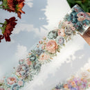 Poppy Crafts Blooming Flowers in Four Seasons PET Sticker Roll - Romantic Flower Vine