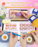 Poppy Crafts Crochet Blanket Kit