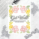 Poppy Crafts Cutting Dies #1069 - Elegant Bloom Edge #2