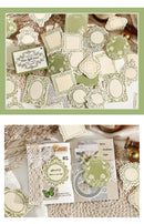 Poppy Crafts Embossed Scrap Paper Pack - Green Light Forest