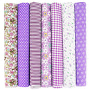 Poppy Crafts Fabric Fat Quarter Bundle - Purple