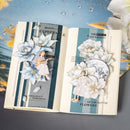 Poppy Crafts Flowers Reflect Under The Moon Paper Stickers - Mist Moon