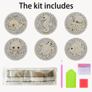 Poppy Crafts Pearl Art Coaster Kit