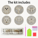 Poppy Crafts Pearl Art Coaster Kit