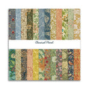 Collection of classical floral patterns in a grid layout on a white background.