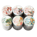 Poppy Crafts Alice Tea Room PET Sticker Roll - Alice's Circle of Close Friends