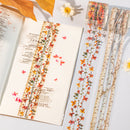 Poppy Crafts Autumn Series PET Sticker Roll - Illuminate the Autumn Night