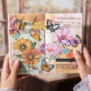 Poppy Crafts Cardstock Flower Stickers - Paper Peony