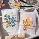 Poppy Crafts Cardstock Flower Stickers - Autumn Maple Inscription