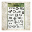 Collection of vintage-style stamps on a textured background with 'Fete & Style' branding.