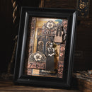 Poppy Crafts Embossed Cardstock Stickers - Metal Imprint - Date Plate