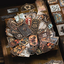 Poppy Crafts Embossed Cardstock Stickers - Metal Imprint - Date Plate