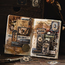 Poppy Crafts Embossed Cardstock Stickers - Metal Imprint - Date Plate