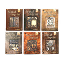 Poppy Crafts Embossed Cardstock Stickers - Metal Imprint - Date Plate